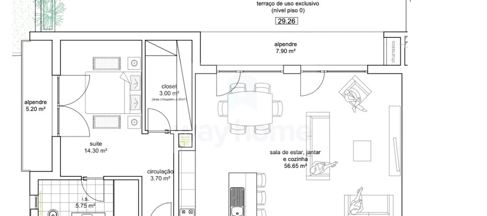 Apartamento T3 para Venda em Lourinhã e Atalaia Foto 28