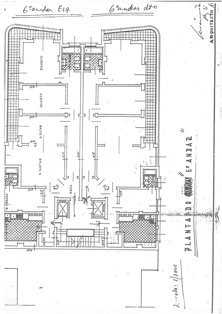 Apartamento T3 para Venda em Alvalade Planta 1
