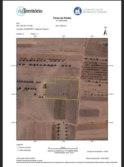 Terreno Agricola ou Rústico para Venda em Paderne