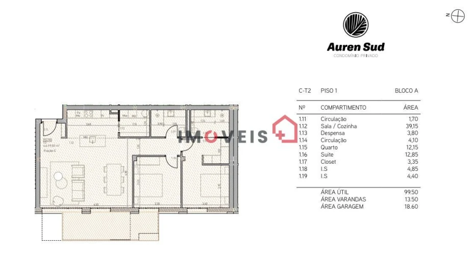 Apartamento T2 para Venda em Nossa Senhora da Piedade Foto 13