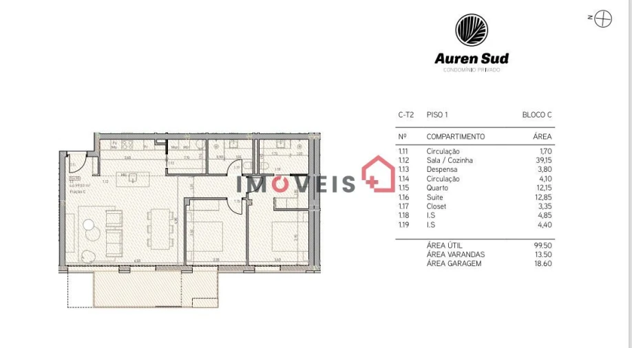 Apartamento T2 para Venda em Nossa Senhora da Piedade Foto 15