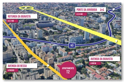 Apartamento T2 para Arrendamento em Ramalde