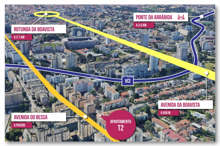 Apartamento T2 para Arrendamento em Ramalde Foto 28