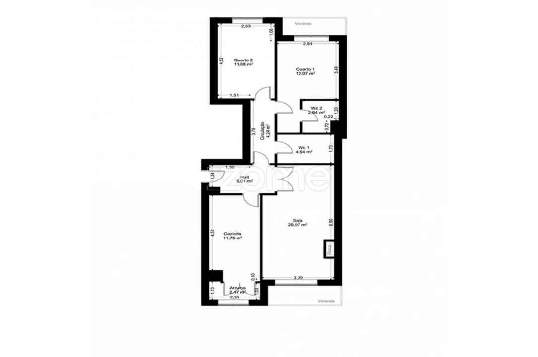 Apartamento T2 para Venda em Canidelo Foto 34