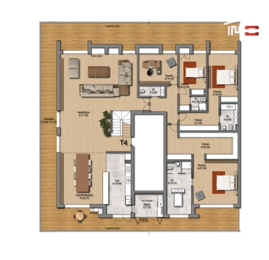 Apartamento T5 para Venda em Montijo e Afonsoeiro Foto 17