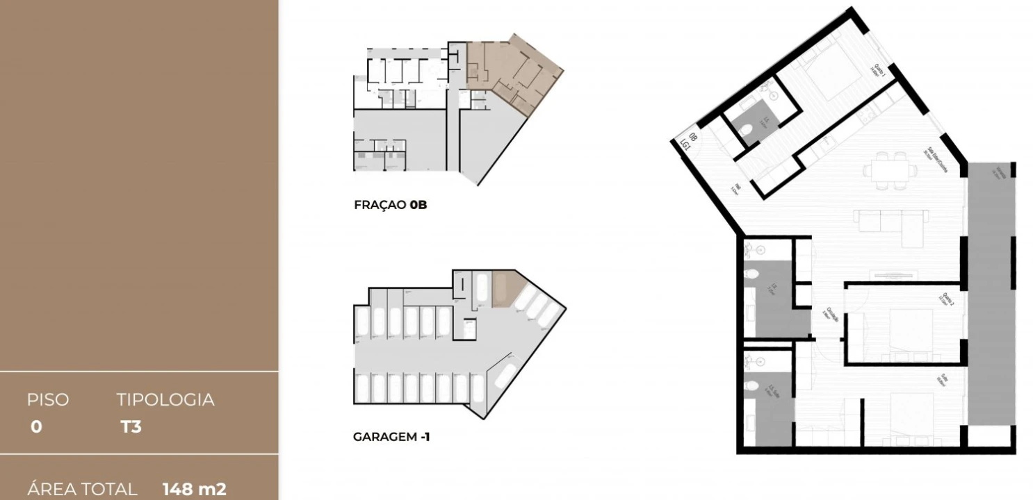 Apartamento T3 para Venda em Pedrouços Foto 14