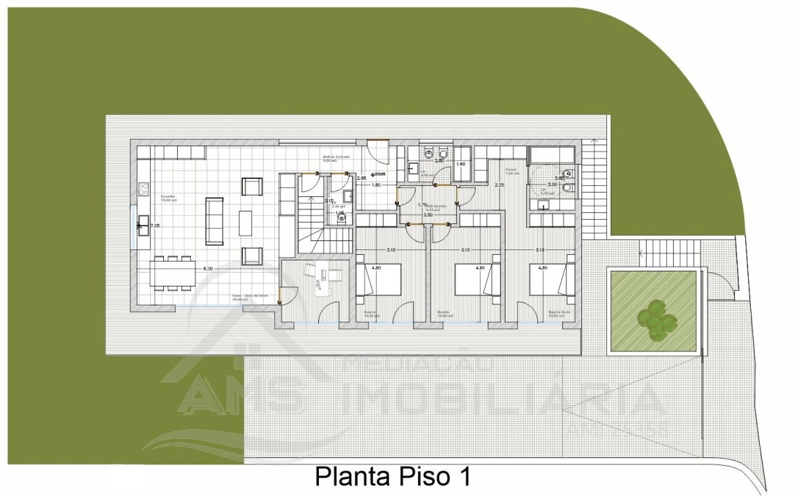 Moradia T3 para Venda em Cepães e Fareja Planta 2