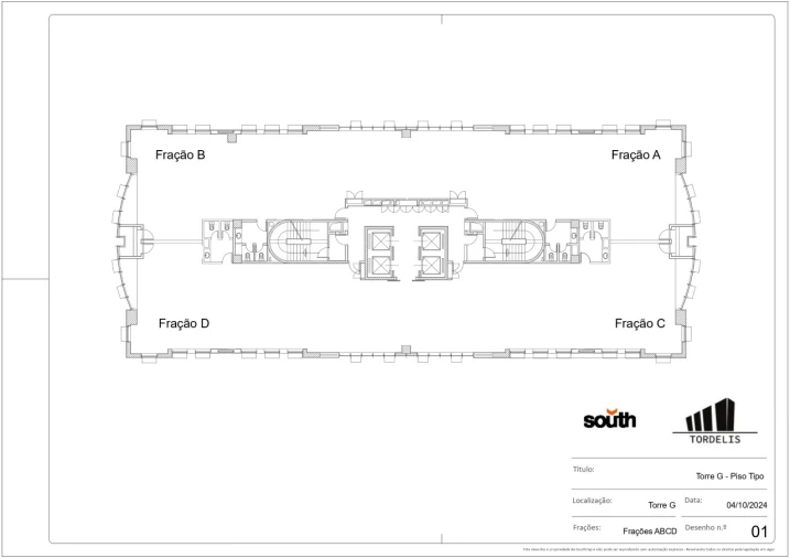 Escritório para Arrendamento em São Domingos de Benfica Planta 1