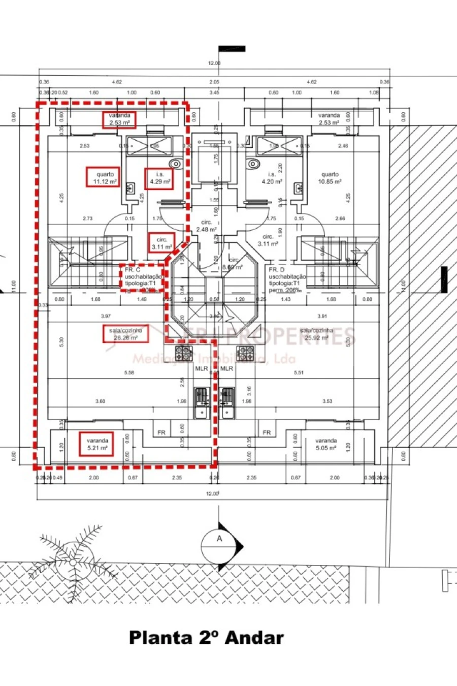 Apartamento T3 para Venda em Altura