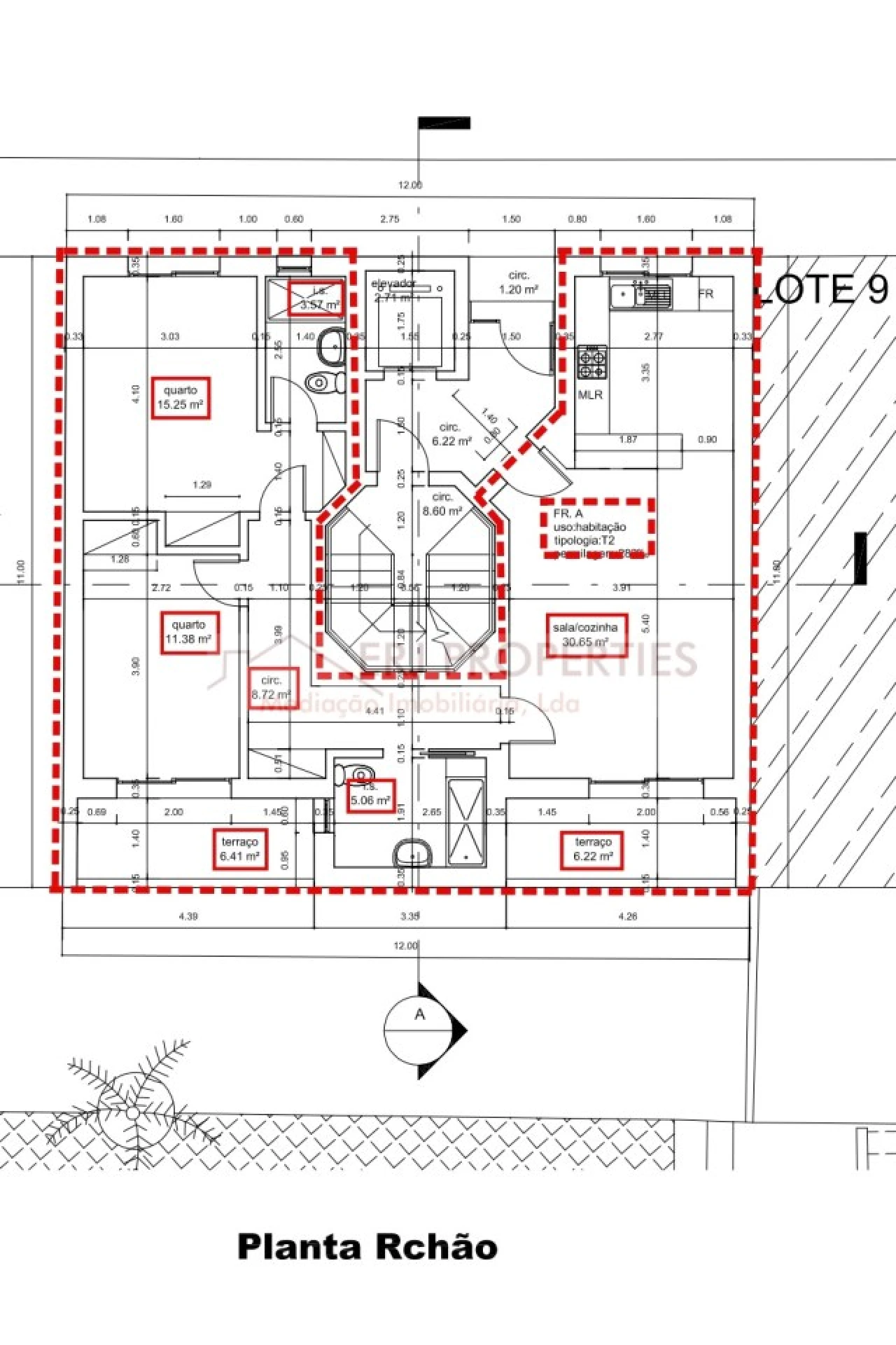 Apartamento T2 para Venda em Altura Foto 3
