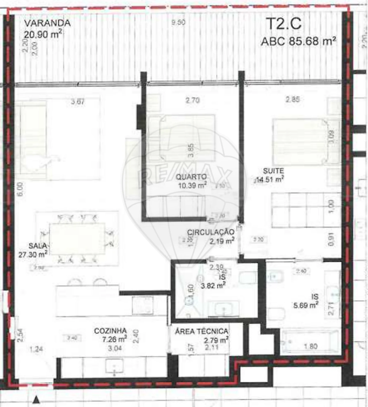 Apartamento T2 para Venda em Santa Marinha e São Pedro da Afurada Foto 23