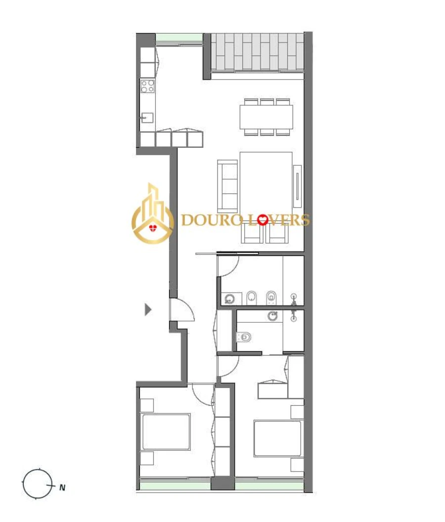 Apartamento T2 para Venda em Matosinhos e Leça da Palmeira Foto 34