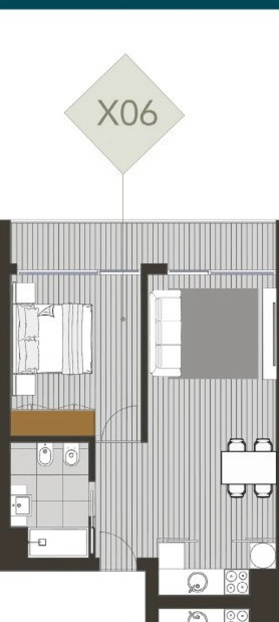 Apartamento T1 para Venda em Pedrouços Foto 16