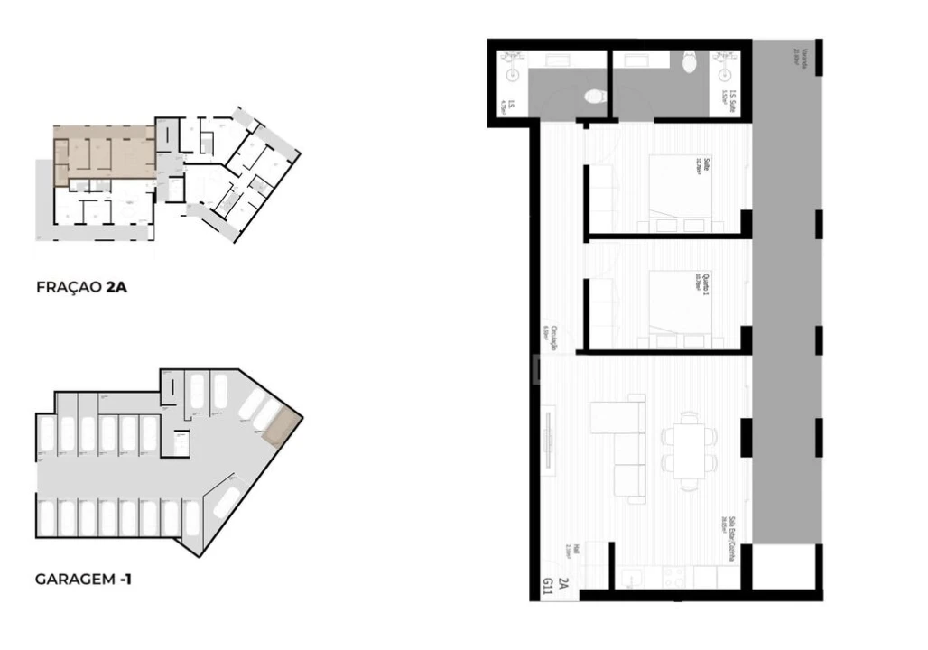 Apartamento T2 para Venda em Pedrouços Foto 18