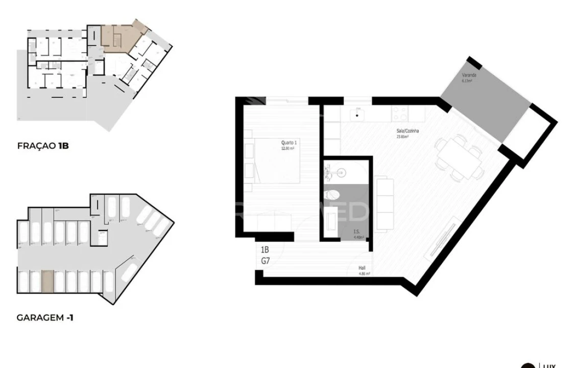 Apartamento T1 para Venda em Pedrouços Foto 18