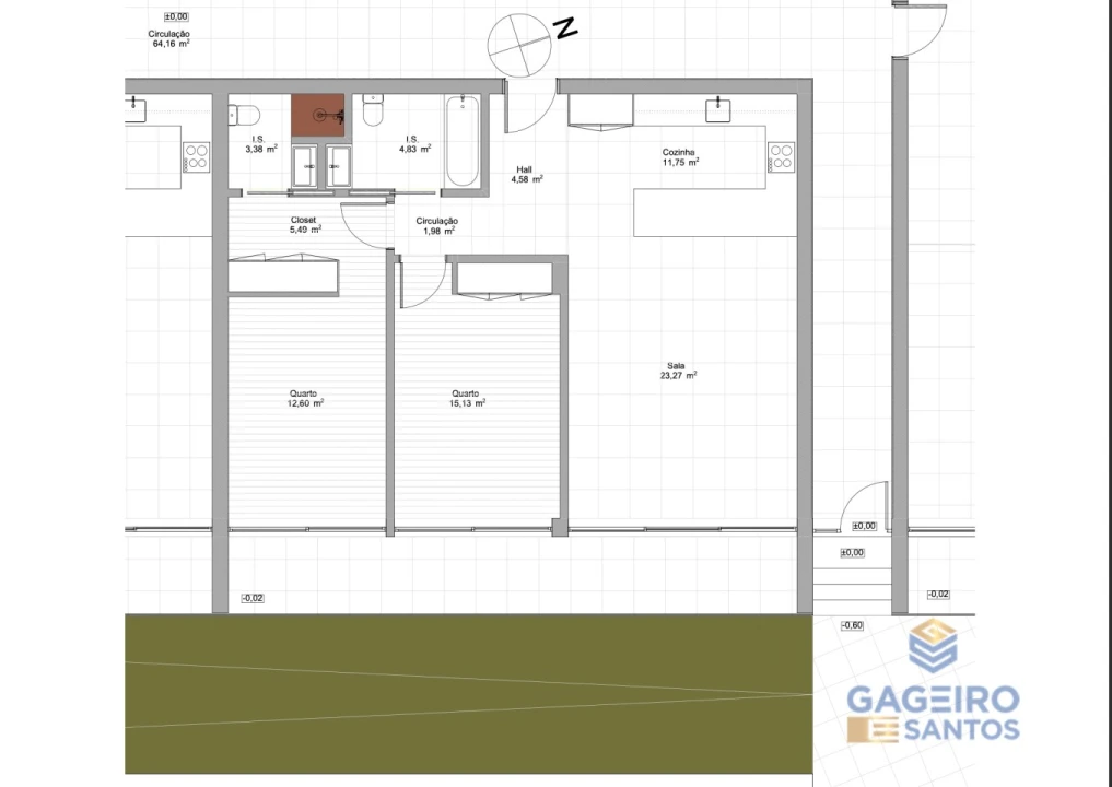 Apartamento T2 para Venda em São Martinho do Porto Foto 7