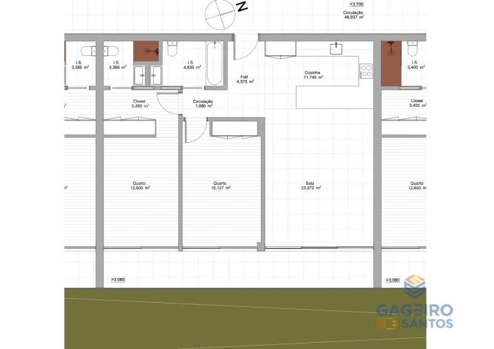 Apartamento T2 para Venda em São Martinho do Porto Foto 7