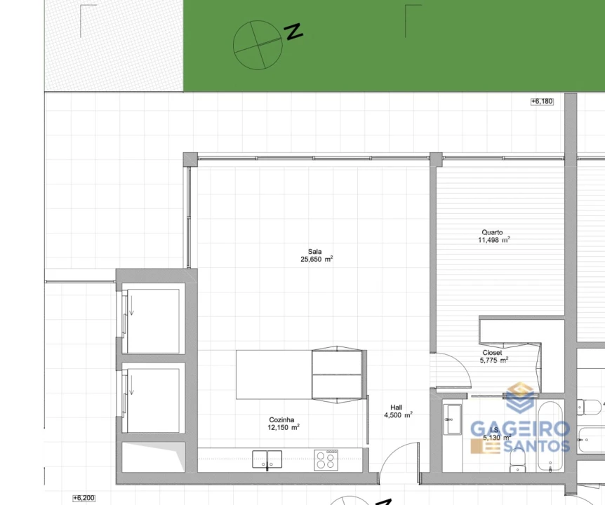 Apartamento T1 para Venda em São Martinho do Porto Foto 7