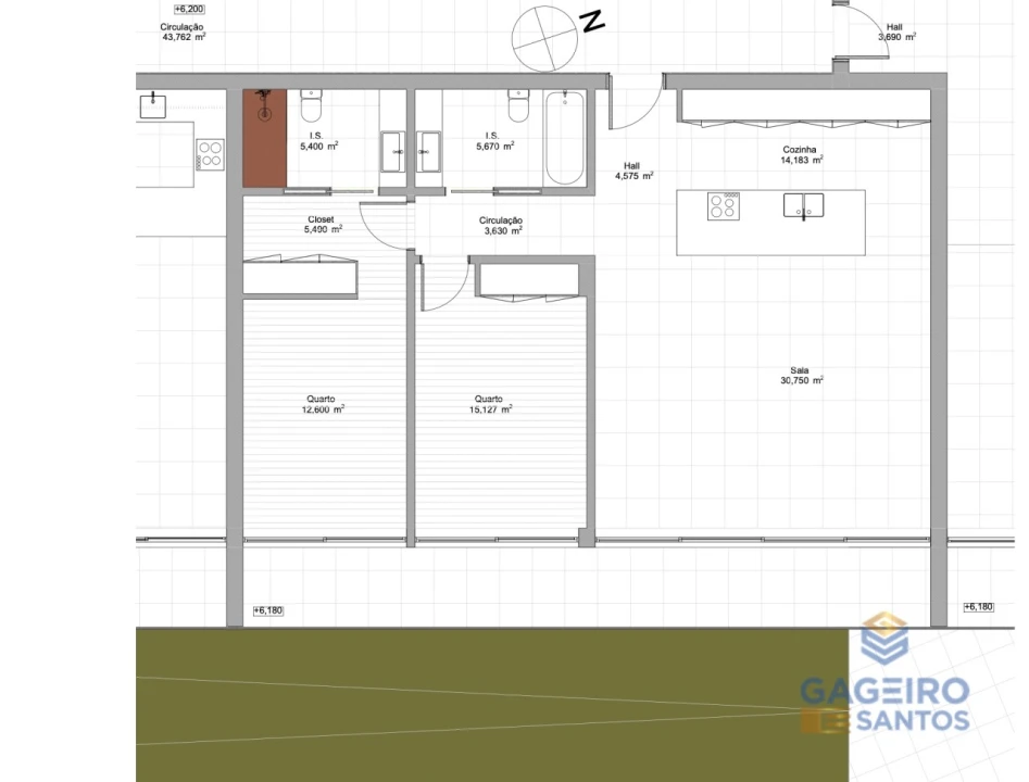 Apartamento T2 para Venda em São Martinho do Porto Foto 7