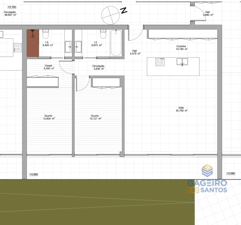 Apartamento T2 para Venda em São Martinho do Porto Foto 7