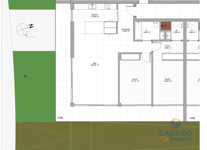 Apartamento T2 para Venda em São Martinho do Porto Foto 7