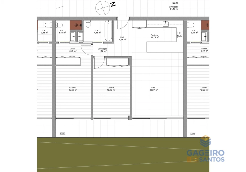 Apartamento T2 para Venda em São Martinho do Porto Foto 7