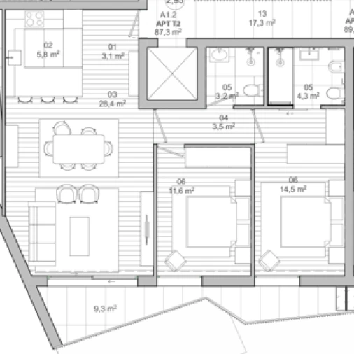 Apartamento T2 para Venda em Matosinhos e Leça da Palmeira Foto 12