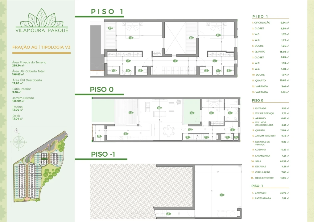 Moradia T3 para Venda em Quarteira Foto 17