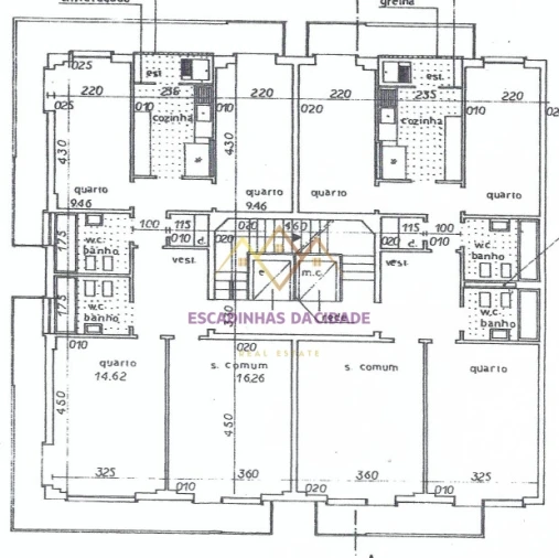 Apartamento T3 para Venda em Benfica Planta 1