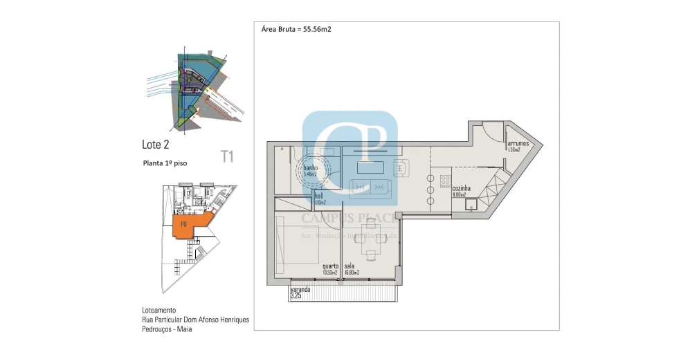 Apartamento T1 para Venda em Aguas Santas Foto 18