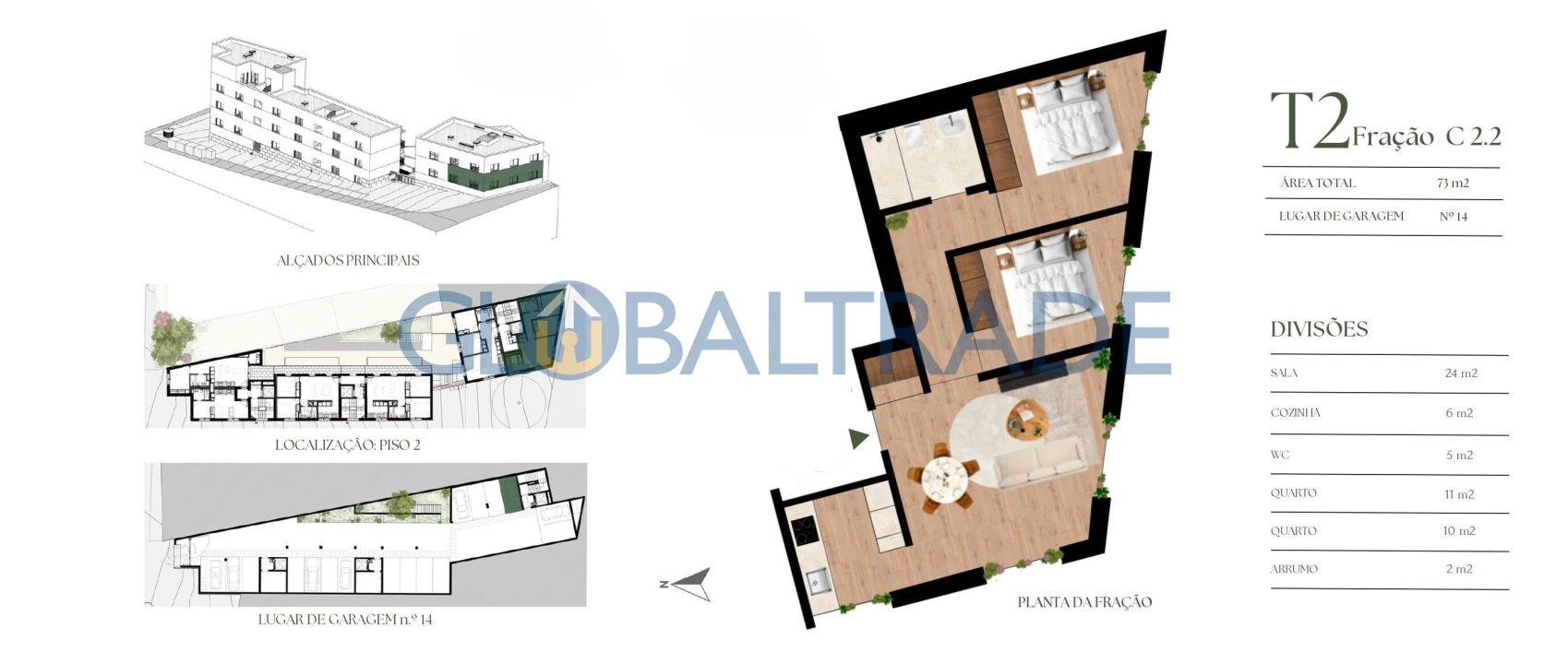 Apartamento T2 para Venda em Campanhã Foto 9
