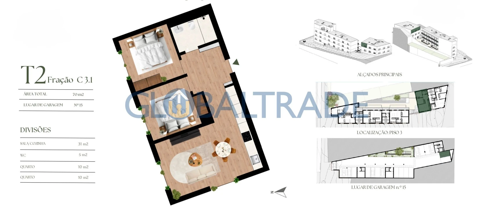 Apartamento T2 para Venda em Campanhã Foto 10