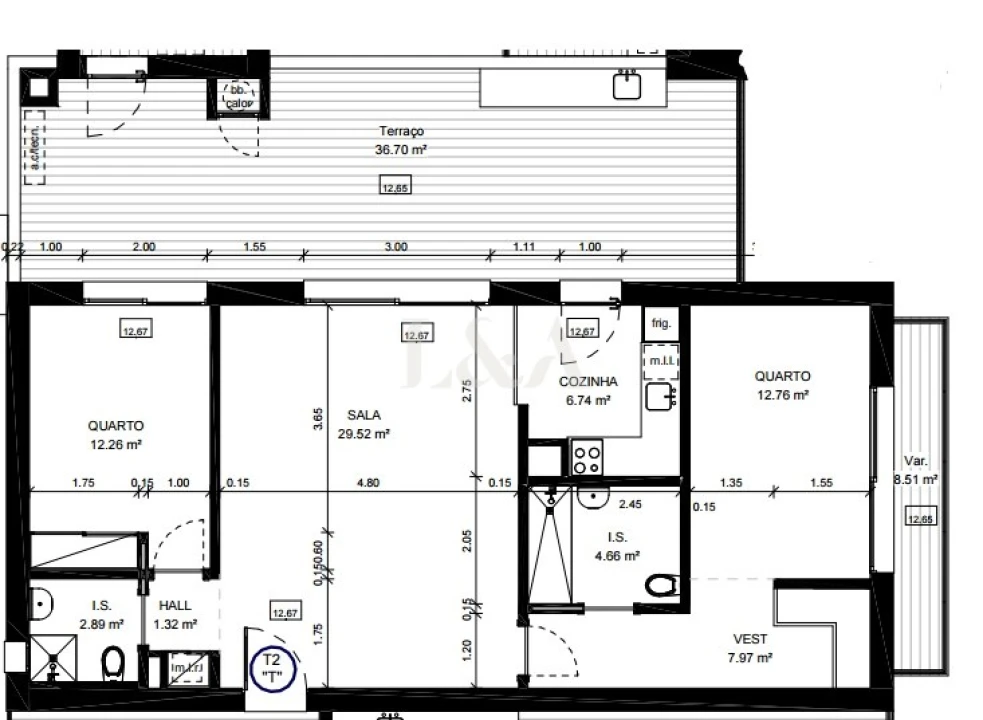 Apartamento T2 para Venda em Conceição e Cabanas de Tavira Foto 4