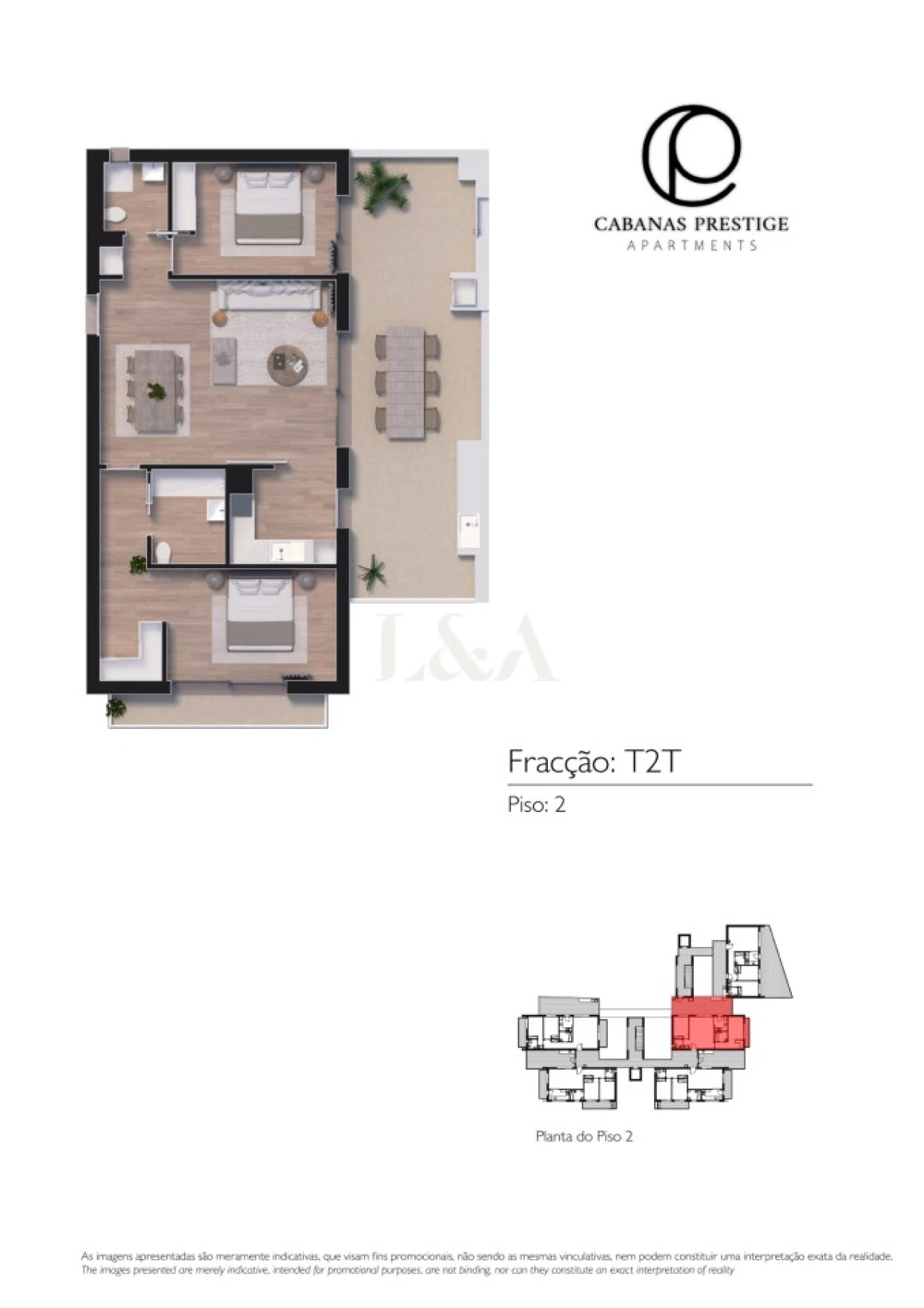 Apartamento T2 para Venda em Conceição e Cabanas de Tavira Foto 3