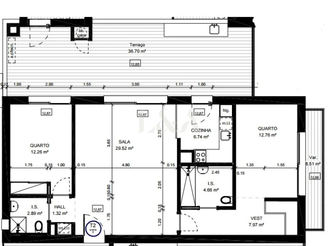 Apartamento T2 para Venda em Conceição e Cabanas de Tavira Foto 4