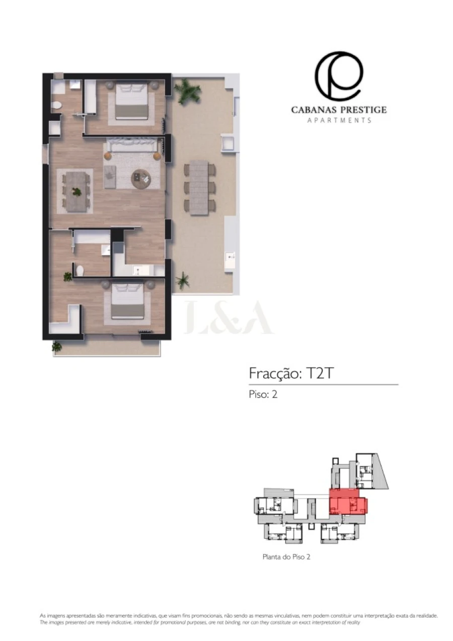 Apartamento T2 para Venda em Conceição e Cabanas de Tavira Foto 3