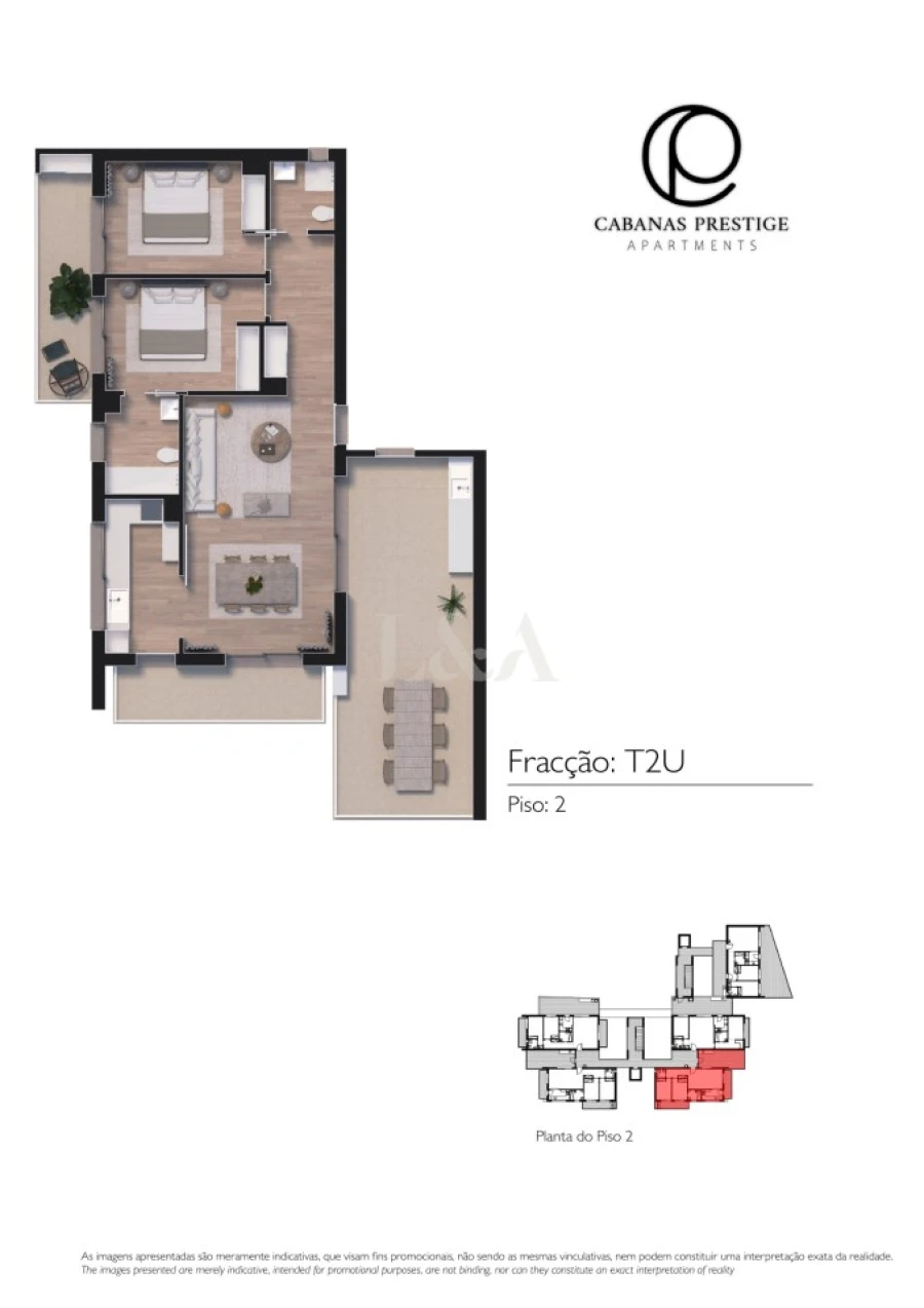 Apartamento T2 para Venda em Conceição e Cabanas de Tavira Foto 3