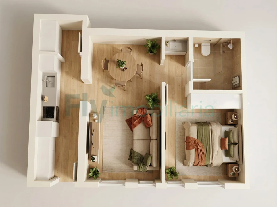 Apartamento T1 para Venda em Caldas de Vizela (São Miguel e São João) Foto 7