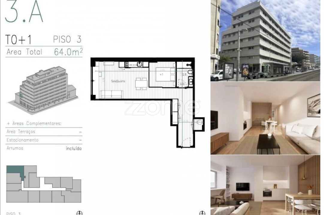 Apartamento T1 para Venda em Matosinhos e Leça da Palmeira Foto 1