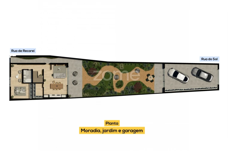 Moradia T3 para Venda em Custóias, Leça do Balio e Guifões Planta 1