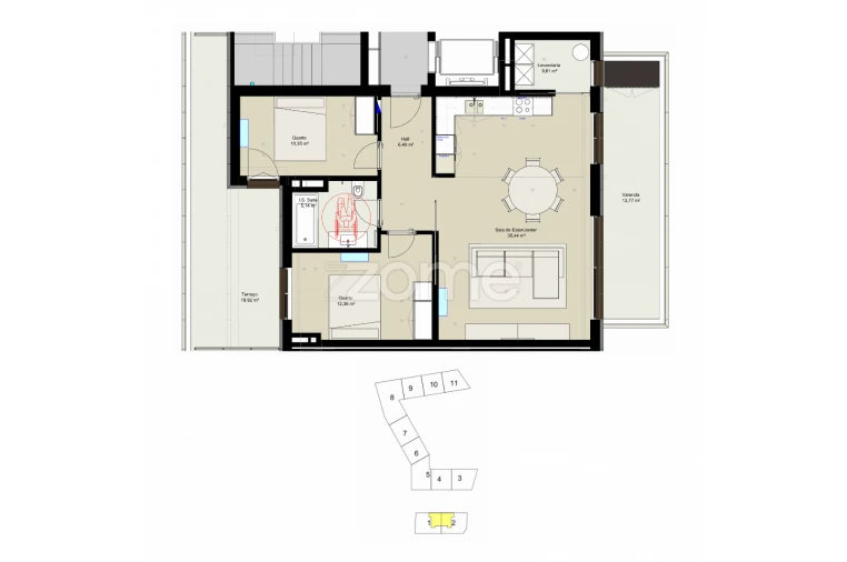 Apartamento T2 para Venda em Lordelo do Ouro e Massarelos Foto 16