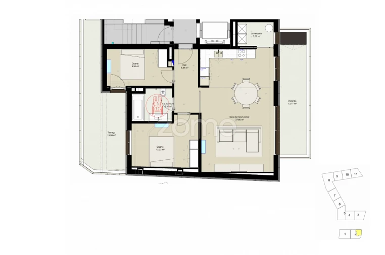 Apartamento T2 para Venda em Lordelo do Ouro e Massarelos Foto 16
