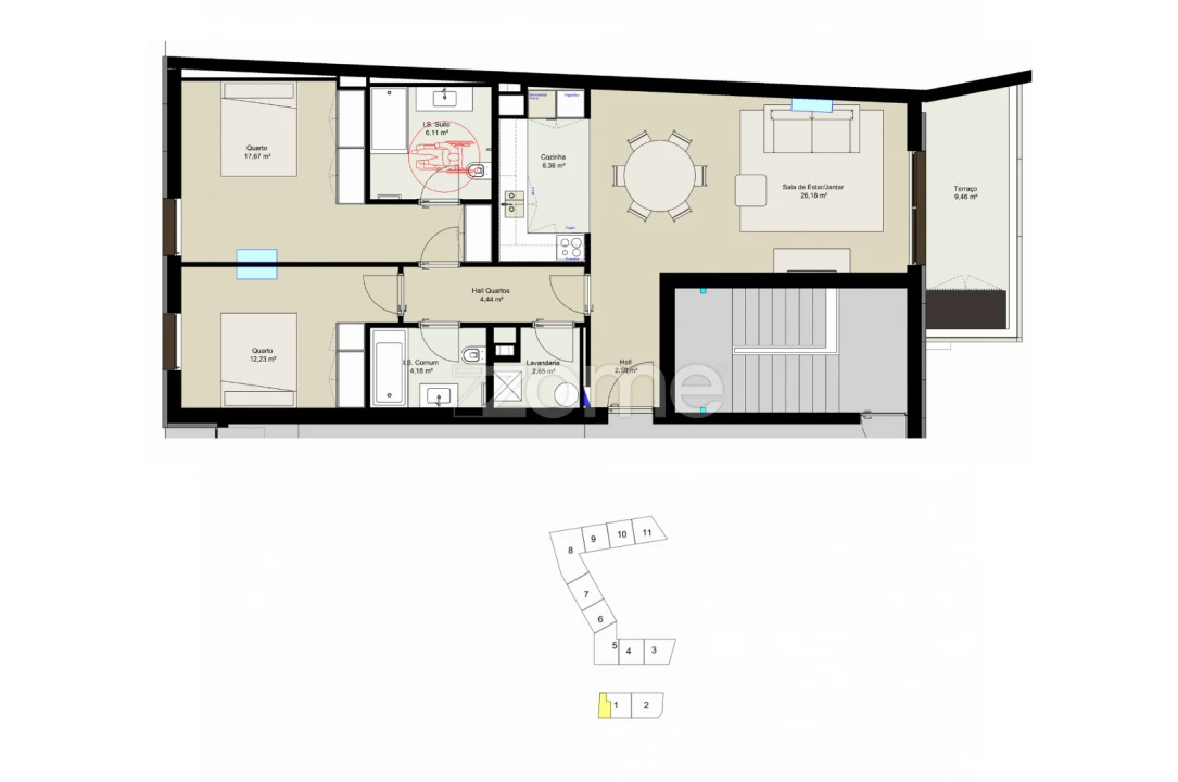 Apartamento T2 para Venda em Lordelo do Ouro e Massarelos Foto 16