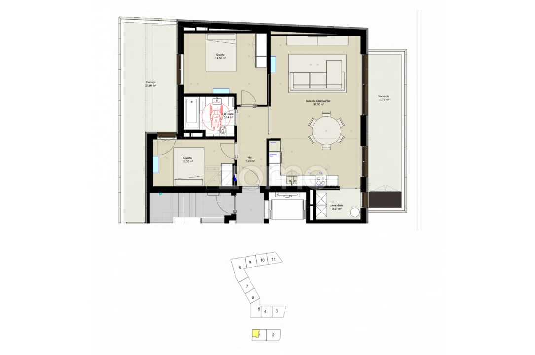 Apartamento T2 para Venda em Lordelo do Ouro e Massarelos Foto 16