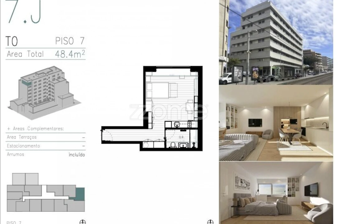 Apartamento T1 para Venda em Matosinhos e Leça da Palmeira Foto 5