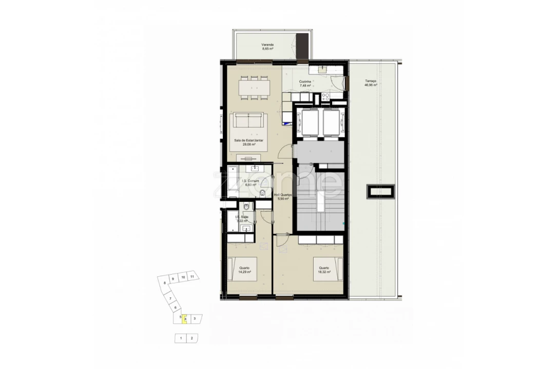 Apartamento T2 para Venda em Lordelo do Ouro e Massarelos Foto 16