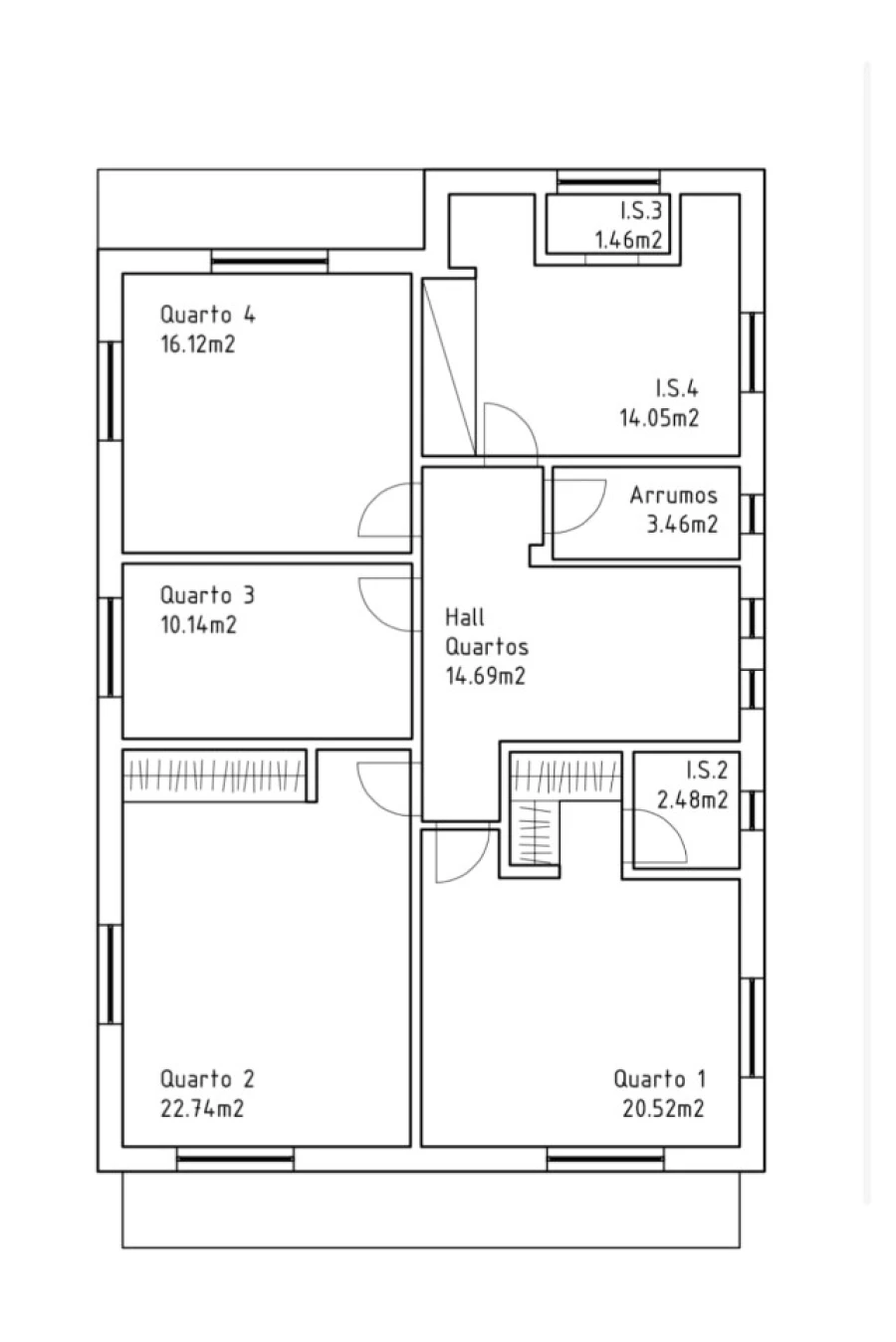 Moradia T4 para Venda em Rio Mau e Arcos Planta 2