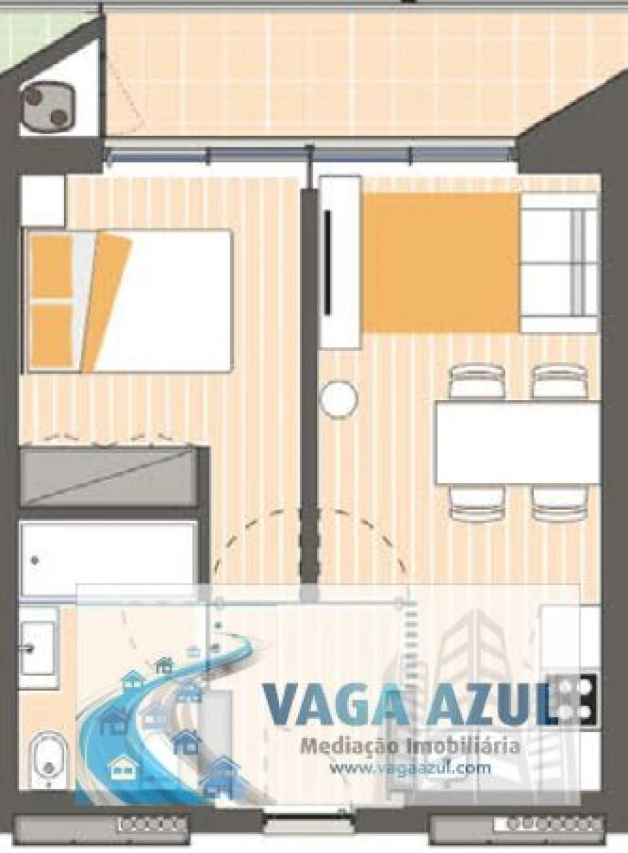 Apartamento T1 para Arrendamento em Paranhos Foto 17