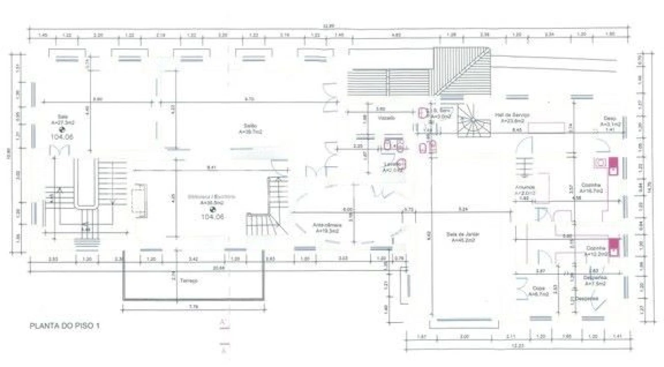 Moradia T7 para Venda em Lumiar Planta 3