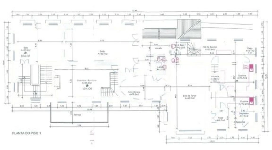 Moradia T7 para Venda em Lumiar Planta 3